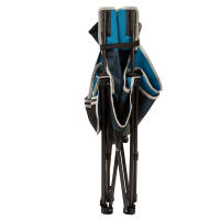 Aktive - Silla tumbona plegable camping con 2 posiciones, 152x54x75 cm, fabricada de acero, textileno y rejilla, con cojín, bolsillo lateral, posavasos y topes antivuelco, máx. 110 kg, incluye funda, sillas plegables - details 2