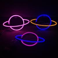 Lámpara Neón LED De Forma Planetaria Tierra Para Decoración De Pared Hogar Y Fiestas Luz Nocturna Con Batería Incluida - details 7