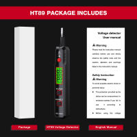 Bolígrafo De Voltaje HT89 AC 12V-300V Indicador Inteligente De Voltaje Prueba De Continuidad Herramienta Eléctrica Con Pantalla Digital - details 10