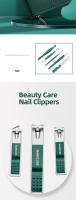 Set De Manicura Profesional Verde Con 9 Piezas Y Estuche De Cuero Herramientas Para Cuidado Del Pies Y Cara Corte De Uñas Con Acero Inoxidable Regalo - details 4
