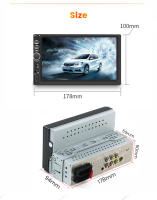 Reproductor Multimedia Para Coche MP5 1 Din Pantalla Táctil De 7 Pulgadas Universal Para Suzuki Toyota Mazda Citroen Chevrolet Soporte De Control Del Volante Y Conexión Bluetooth - details 4