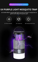 Lámpara Solar Anti-Mosquitos UV Recargable Eléctrica Repelente De Insectos Plegable Portátil Zapateadora De Mosquitos - details 3