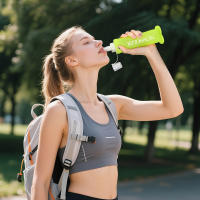 Botella De Agua Plegable TPU BPA-Free Para Deporte Al Aire Libre Senderismo Camping Correr Portátil Botella Suave De Capacidad ≤300ml - details 16