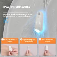 Luz De Noche Para Inodoro Con Sensor De Movimiento RGB 7 Colores Cambiantes Luz LED Recargable Para Decoración De Baño - details 3