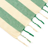 Toalla De Playa Turca YEUZLICOTTON Para Mujer Y Hombre Algodón Grande Absorbente De Seda Spa Hammam Regalo Ideal Técnica Tejida Rectangular Estilo Rayado - details 2