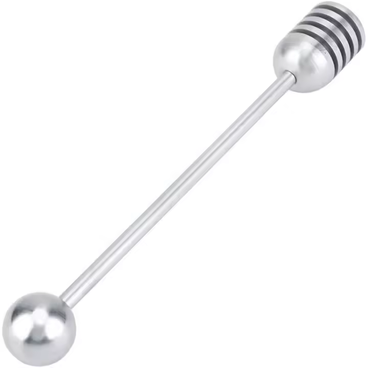 Palitos para miel, cuchara para remover miel de acero inoxidable macizo, herramienta para mezclar miel, cucharón para miel y jarabe, palito para cuchara de miel - 1