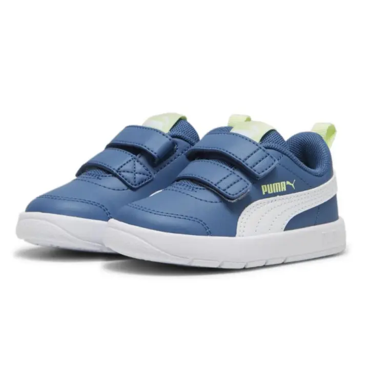 Puma Courtflex V3 V Infant-Zapatillas Niños Zapatillas Deportivas Blue Horizon/Puma White 310252 05 - 1
