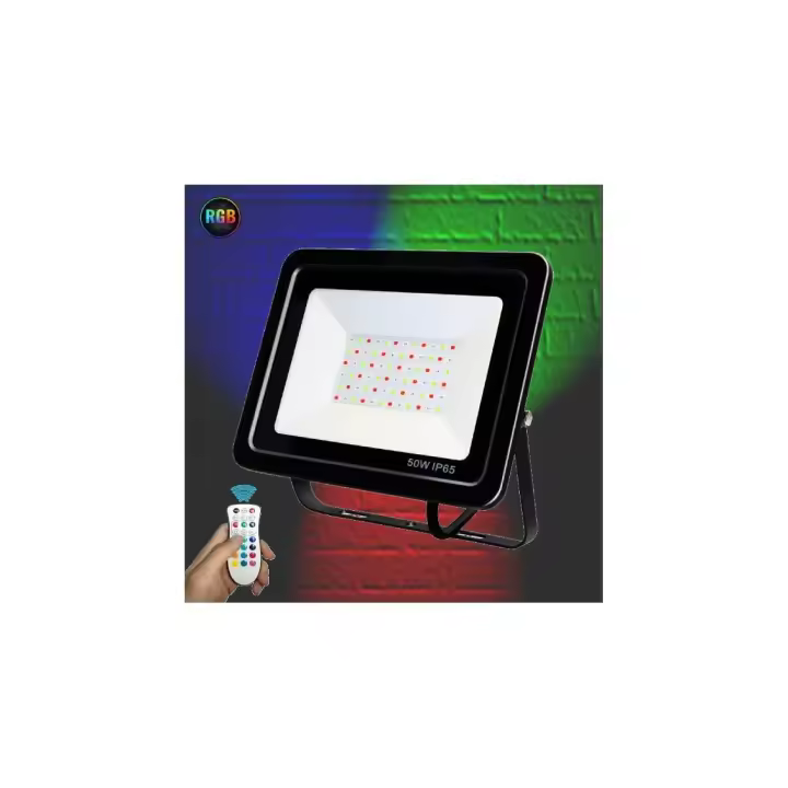 LED7 - Proyector LED Exterior RGB+6K 50W Negro - 1