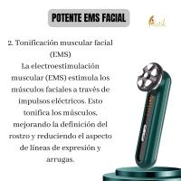 MISTIK  Radiofrecuencia facial EMS Terapia Led Limpieza Facial Masaje Sonico 8000 rpm e Importacion de Cosmeticos Genera Colageno Elastina Trabaja Arrugas lineas Fins y de Expresion Uso en Casa Regalo para Mujer Mistik Beauty Madrid - details 5