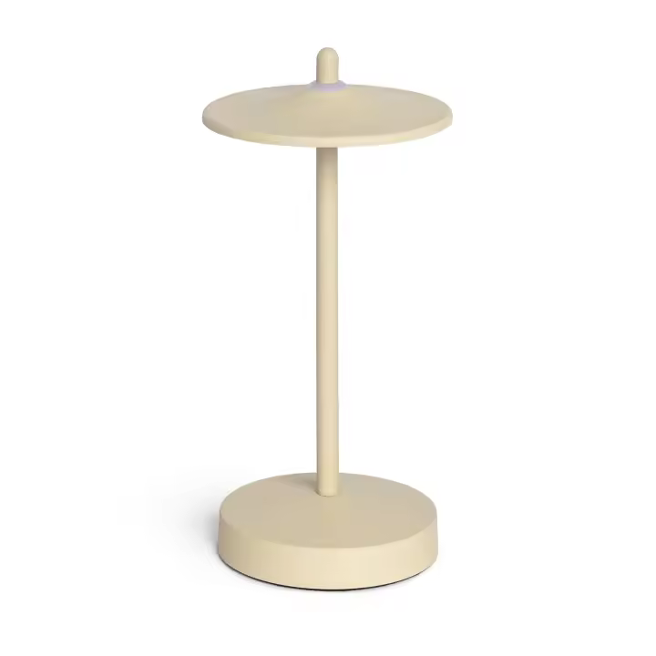 Ledkia Lámpara de Mesa LED Portátil para Exterior Metal con Batería Recargable Milevani Negro - 1
