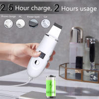 Limpiador De Piel Con Ultrasonidos Eliminador De Quistes Faciales Herramienta De Limpieza Profunda Para Eliminar Acné Y Quistes Negro Espátula Facial USB Recargable Metal - details 14