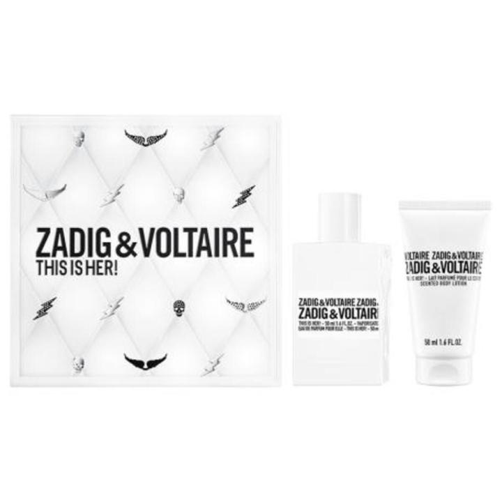 ZADIG & VOLTAIRE Cofre This Is Her! Eau de Parfum 50 ml + Body Lotion 50 ml — oferta en Miravia