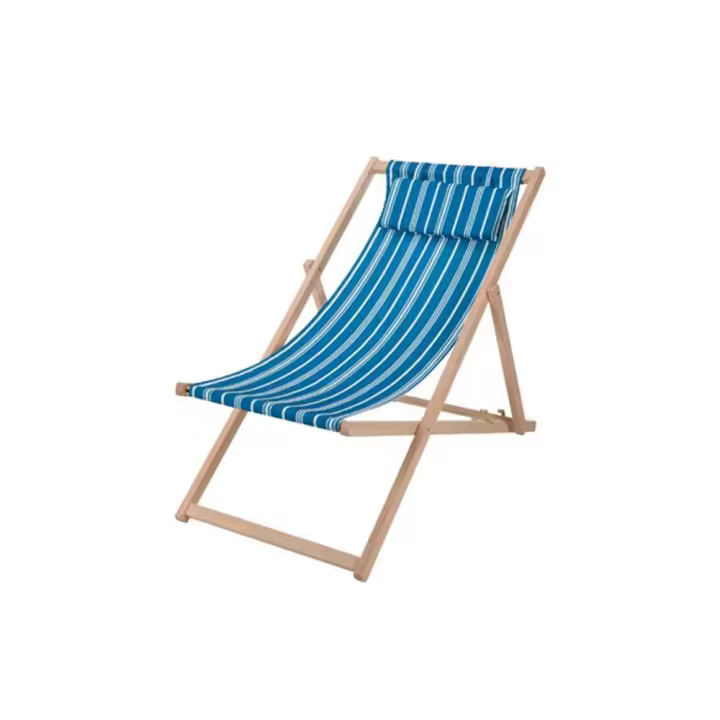 Sillon playera tela madera 97x56x85 cm - 1