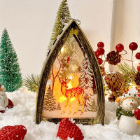 Lámpara De Navidad LED Retro Soporte Para Velas Electrónicas Regalos De Navidad Y Año Nuevo Fuente De Luz Ahorradora De Energía Material PP/Plástico - details 5