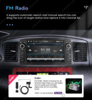 MEKEDE 2din Android 13 Radio De Coche Con Wireless CarPlay Y Android Auto GPS Multimedia Para Toyota Corolla E120 2003-2006 BYD F3 Estéreo Touch Screen 7' 2G RAM 32G ROM Soporte WiFi Y Control Del Volante - details 19