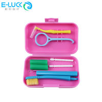 Kit De Cuidado Dental Portátil Para Viajes Limpieza Oral Con Cepillo Desmontable Interdental Y Afeitadora De Lengua Estuche De Almacenamiento - details 17