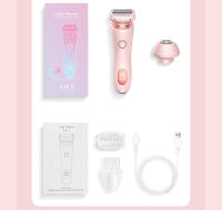 Rasuradora Eléctrica Para Mujer 2 En 1 Trimmer De Bikini Y Pelacabello Para Axilas Y Piernas IPX7 Impermeable Carga Rápida Recargable - details 7