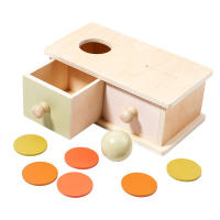 Juguetes De Madera Puzzle 2 En 1 Caja De Moneda Casa Juego De Objetos Permanencia Martillo Caja Caja De Bola Macarón Caja De Bola Batería Caja De Cajón - details 15