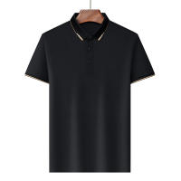 Camisa Polo De Algodón Para Hombre 2024 Estilo Casual Color Sólido Cómoda Y Transpirable Manga Corta Moda Verano Negocios Y Descanso - details 14