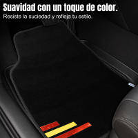 ENERFERO-Alfombra coche,Juego 4 de Alfombrillas Universales para coche, accesorios para el interior,Antideslizantes--4 Piezas - details 2