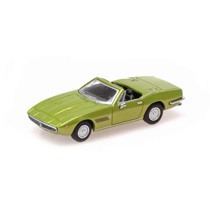 MINICHAMPS 1/87 MASERATI GHIBLI SPYDER LUZ VERDE METALICO 1969 - 870123034 - 1