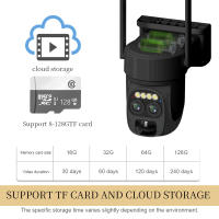 Cámara De Seguridad Solar WIFI Dual Lente 10X Zoom PTZ 8MP IP Exterior Impermeable Con Audio Bidireccional Y DVR CCTV - details 11