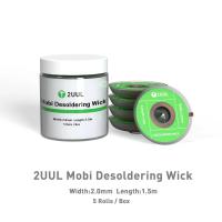 Herramienta De Reparación De Soldadura 2UUL Púa Desoldadora De Tela De Red Con Ancho De 2mm Y Longitud De 1.5m 5 Rolls Para Soldadura De Cobre - details 3