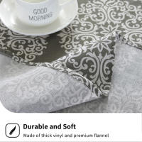 Mantel Redondo De Lino Lavable Para Comedor Interior Y Exterior Decorativo De 47/59/39 Pulgadas Material Poliéster/Celulosa - details 4