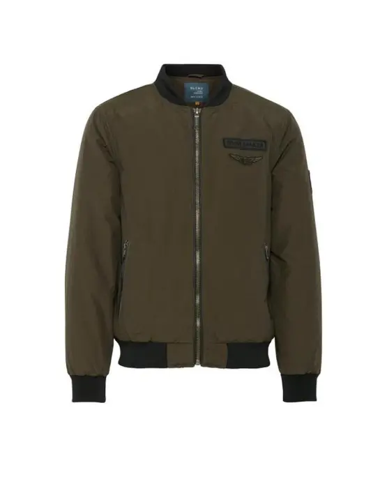 BLEND Chaqueta Bomber Jeans Maker Verde Khaki Hombre - 1