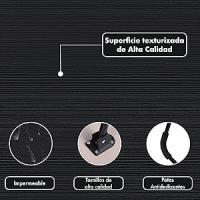 T-LoVendo Mesa Plegable Auxiliar portátil pequeña. Mesita para Ordenador en Cama, Sofa, salón, Cocina, Suelo. Posavasos. Patas Antideslizantes. Ranura para Tablet y Pen. Superficie Texturizada. 60x40cm - details 3