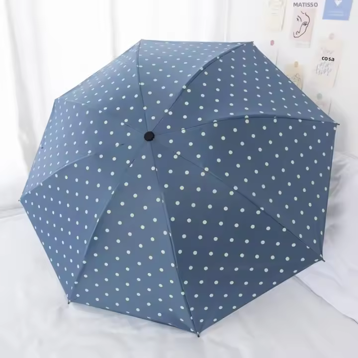 Automático De Punto Elegant With Protección Solar Y Contra La Lluvia UPF 50 + Negro Compacto Para Viajes - 1