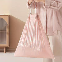Bolsa De Basura Con Cordón De Polietileno Super Gruesa Y Duradera 100 Piezas Multifuncional Para Uso Doméstico - details 2