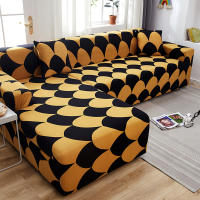 Funda De Sofá Elástica Moderna Para Sala De Estar Protector De Silla De Lámina Corner L-Shaped 1/2/3/4 Asientos Colores Variados - details 7
