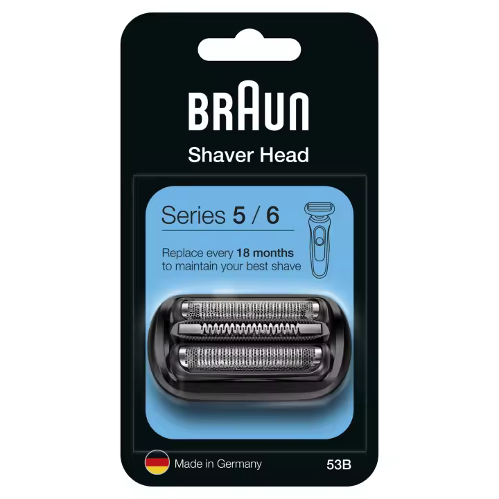 Braun Cabezal de Afeitado Kombipack 53b Negro Compatible Con Series 5 y 6 - 1