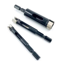 Broca De Diamante Brazada Para Azulejos De Cerámica Y Granito Sinterado Hexagonal 6mm-16mm Abre Agujeros Para Masonería - details 4
