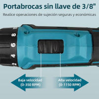 Taladro Inalámbrico Recargable Mini Herramienta Eléctrica Para Bricolaje En Casa Sin Carga Ni Batería DIZAINLIFE - details 3