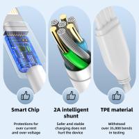 Cable De Carga Multifuncional 4 En 2 Para Apple Watch Compatible Con iPhone 15 14 13 iWatch Series USB C Cable De Viaje - details 10