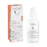VICHY CAPITAL SOLEIL UV-AGE DAILY WATER FLUID CON COLOR SPF50+ 40 ML - details 0