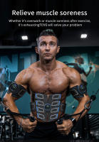 Estimulador De Músculos Abdominales EMS Entrenador De Fitness USB Equipo De Masaje Y Relajación Para El Cuerpo Material ABS & TPR - details 5