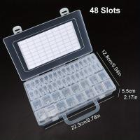 Caja De Almacenamiento De Joyería Y Perlas Para Pintura Diamante DIY Organizador De Accesorios De Joyería De Plástico Con 32/40/42/48/56/64 Slots - details 2