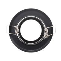 Soporte De Spot LED Ajustable Para Lámpara De Techo 65mm Fijación GU10 MR16 Bombilla Cambiable Metal Negro Satinado - details 7