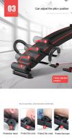 ALLINLIFE MULTIFUNCTIONAL ABDOMINAL BENCH WITH RESISTANCE BANDS - details 6