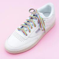 Alpargatas De Arco Iris Para Zapatos Laces De Correa Colorida Para Zapatillas De Pintalabios Y Deportes Accesorios De Cordones De Poliéster - details 5