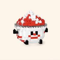 Juego De Bloques De Construcción DIY Para Niños Serie De Comida Y Bebida Set De 12 Piezas Caja De Exhibición Regalo De Navidad - details 2