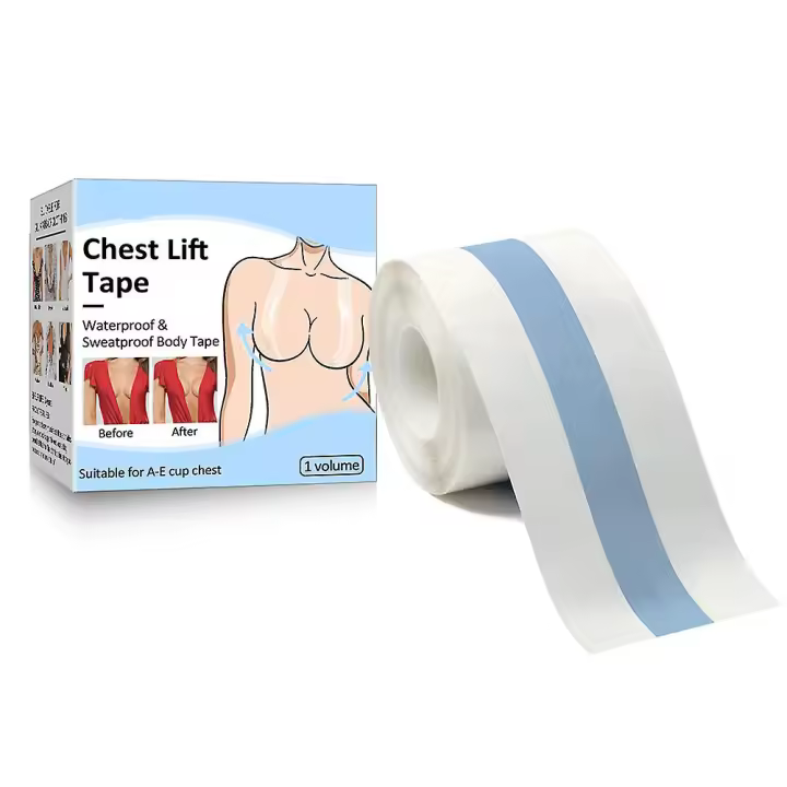 Cinta para levantar el busto, rollo de cinta invisible push up, cinta para levantar el busto, cinta adhesiva para sujetador, cinta corporal - 1