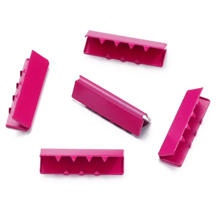 10pcs Conectores De Enlace Para Cuerda Y Cuero Capuchones De Colorido Crimp Para DIY Joyería Terminales De Cordón Hebilla De Abrazadera Herramientas De Metal - 1