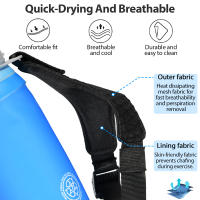 Botella De Agua Deportiva Plegable Y Ligera De 500ml Con Anillo En La Muñeca Antideslizante Para Correr Material TPU Suave - details 7