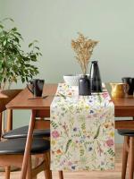 Bloom Flowers Tulip Table Runner 13x72 Pulgadas Decoración De Mesa Para Verano Boda Fiesta Navidad Comedor Cocina Interior - details 6