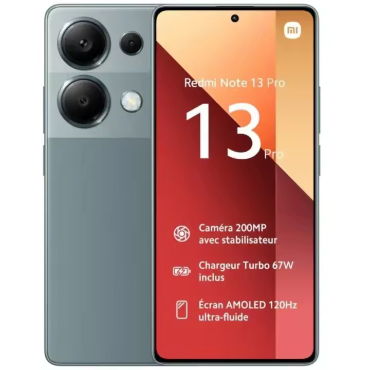 Smartphone Xiaomi Redmi Note 13 Pro NFC 8GB/ 256GB/ 6.67"/ Verde - 1