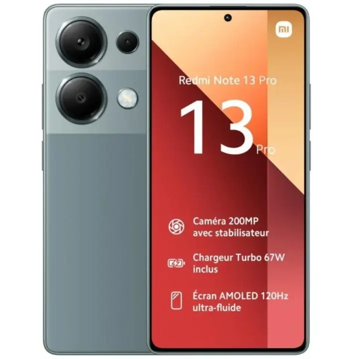 Smartphone Xiaomi Redmi Note 13 Pro NFC 8GB/ 256GB/ 6.67"/ Verde - 1